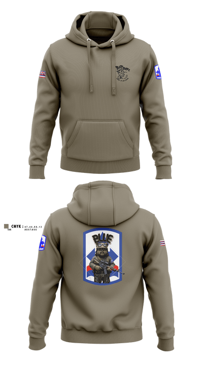 3RD PLT BAD BOYS3RD PLT BAD BOYS 899719921-299 DismountBlue Ewok 2663775 Hoodie - 4