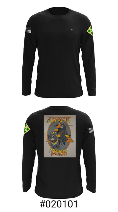 B Co 404th ASB 81436788 Long Sleeve Performance Shirt - 18
