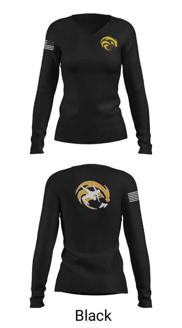 Womens Long Sleeve Vneck Shirt, Riverside High School Wrestling, Wrestling, Teamtime, Team time, sublimation, custom sports apparel, team uniforms, spirit wear, spiritwear, sports uniforms, custom shirts, team store, custom team store, fundraiser sports, apparel fundraiser