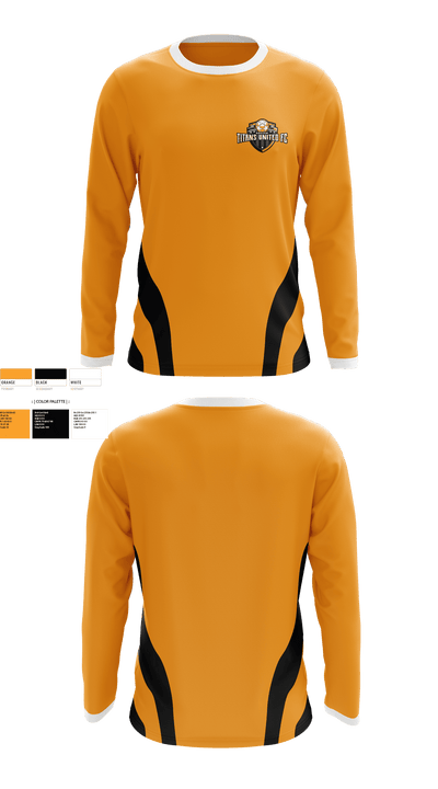 TITANS UNITED FC 95365041 Long Sleeve Performance Shirt - 1