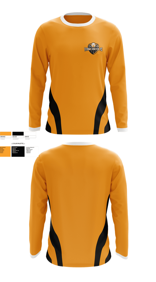 Long Sleeve Performance Shirt, TITANS UNITED FC, , Teamtime, Team time, sublimation, custom sports apparel, team uniforms, spirit wear, spiritwear, sports uniforms, custom shirts, team store, custom team store, fundraiser sports, apparel fundraiser