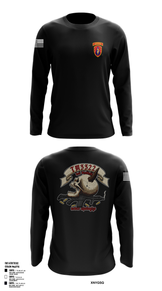 Long Sleeve Performance Shirt, TM 2, B TRP, 3rd SQDN, 3 SFAB, Army, Teamtime, Team time, sublimation, custom sports apparel, team uniforms, spirit wear, spiritwear, sports uniforms, custom shirts, team store, custom team store, fundraiser sports, apparel fundraiser