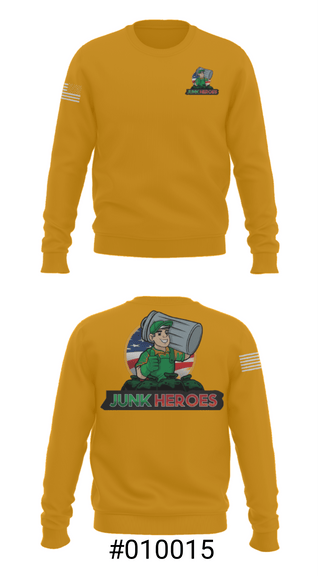 Crew Neck Sweatshirt, Junk Heroes, , Teamtime, Team time, sublimation, custom sports apparel, team uniforms, spirit wear, spiritwear, sports uniforms, custom shirts, team store, custom team store, fundraiser sports, apparel fundraiser