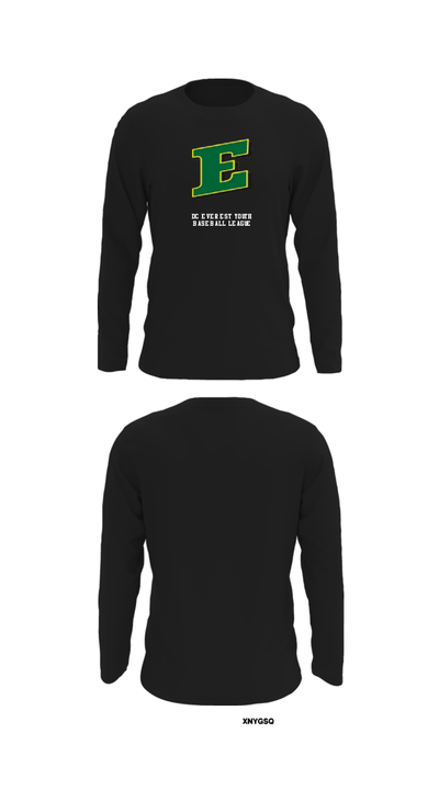 DC Everest Youth Baseball League 17508188 Long Sleeve Performance Shirt - 27