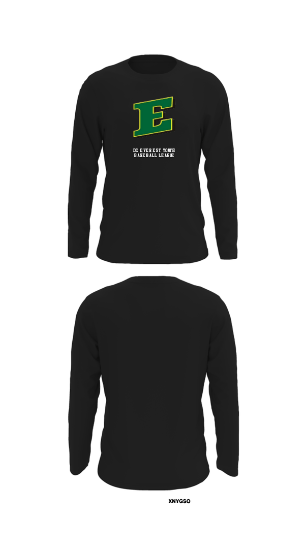 Long Sleeve Performance Shirt, DC Everest Youth Baseball League, Baseball, Teamtime, Team time, sublimation, custom sports apparel, team uniforms, spirit wear, spiritwear, sports uniforms, custom shirts, team store, custom team store, fundraiser sports, apparel fundraiser