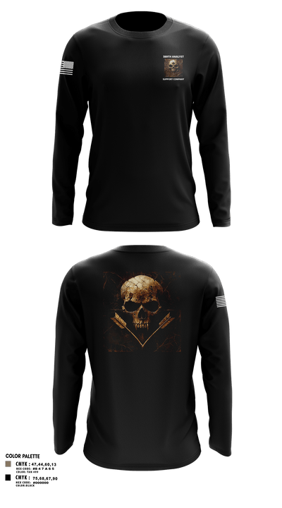 389th MI BN 57942620 Long Sleeve Performance Shirt - 2