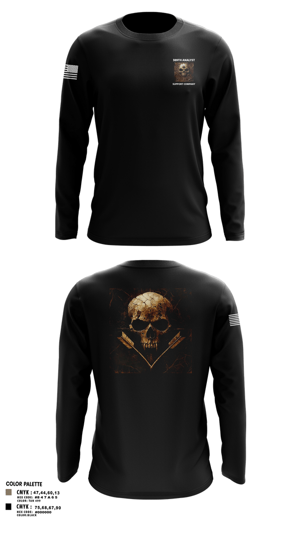 Long Sleeve Performance Shirt, 389th MI BN, Army, Teamtime, Team time, sublimation, custom sports apparel, team uniforms, spirit wear, spiritwear, sports uniforms, custom shirts, team store, custom team store, fundraiser sports, apparel fundraiser