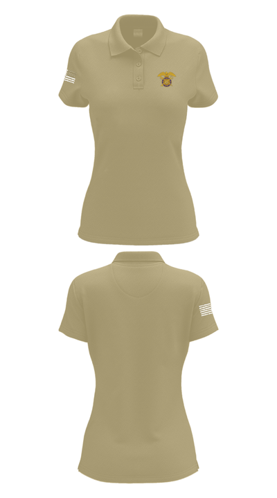 611th 22611110 Women's Short Sleeve Performance Polo  - 95
