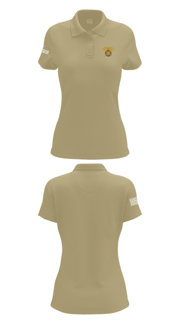 Womens Short Sleeve Performance Polo, 611th, Army, Teamtime, Team time, sublimation, custom sports apparel, team uniforms, spirit wear, spiritwear, sports uniforms, custom shirts, team store, custom team store, fundraiser sports, apparel fundraiser