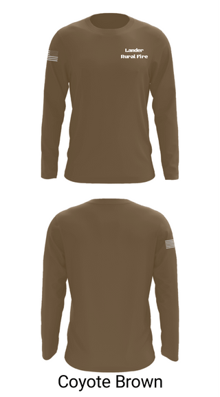 Long Sleeve Performance Shirt, Lander Rural Fire, Fire Department, Teamtime, Team time, sublimation, custom sports apparel, team uniforms, spirit wear, spiritwear, sports uniforms, custom shirts, team store, custom team store, fundraiser sports, apparel fundraiser