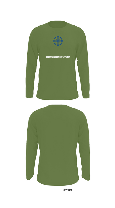 Lakewood Fire Department 1009928 Long Sleeve Performance Shirt 52