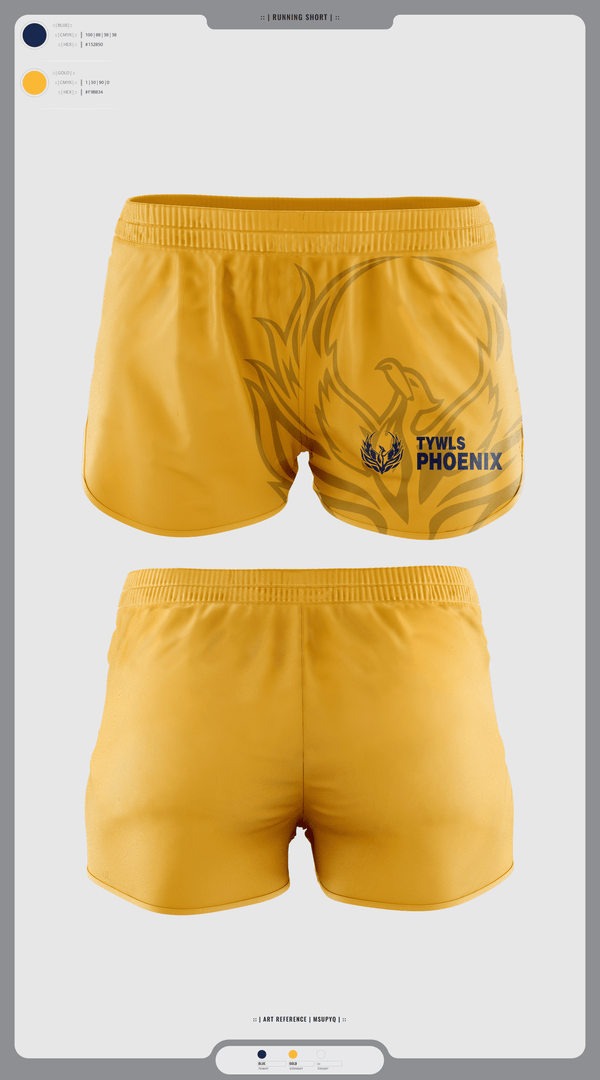 Womens Shorts, TYWLS Phoenix, Spirit Store, Teamtime, Team time, sublimation, custom sports apparel, team uniforms, spirit wear, spiritwear, sports uniforms, custom shirts, team store, custom team store, fundraiser sports, apparel fundraiser