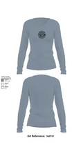 Ben Wheeler Fire 43777175 Women's Long Sleeve V-neck Shirt - 2