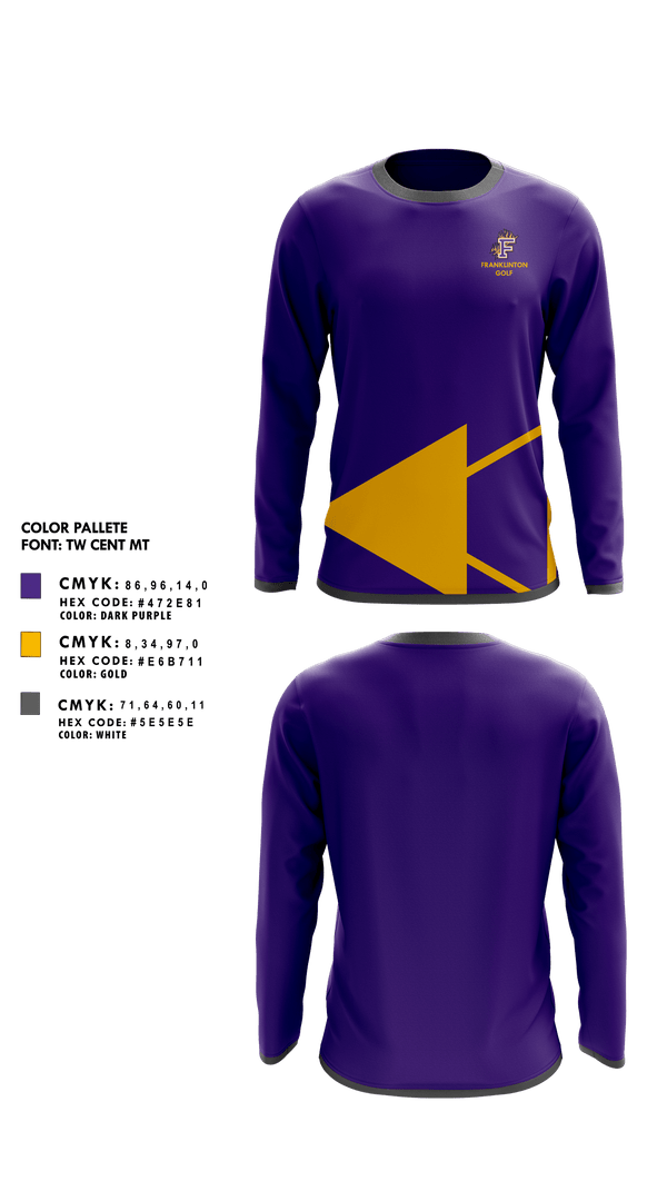 Long Sleeve Performance Shirt, Franklinton High School Golf, Golf, Teamtime, Team time, sublimation, custom sports apparel, team uniforms, spirit wear, spiritwear, sports uniforms, custom shirts, team store, custom team store, fundraiser sports, apparel fundraiser