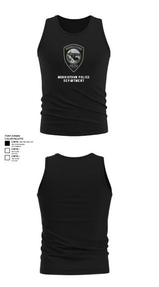 Tank Top, Morristown Police Department, Police, Teamtime, Team time, sublimation, custom sports apparel, team uniforms, spirit wear, spiritwear, sports uniforms, custom shirts, team store, custom team store, fundraiser sports, apparel fundraiser