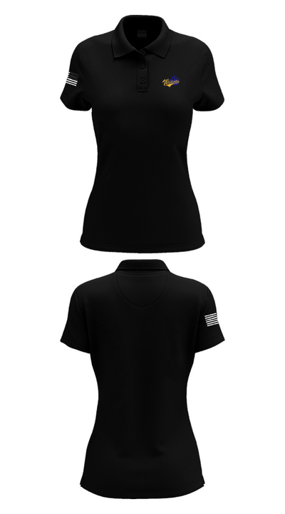 Richwoods Middle School Cheer 94621305 Women's Short Sleeve Performance Polo  - 36