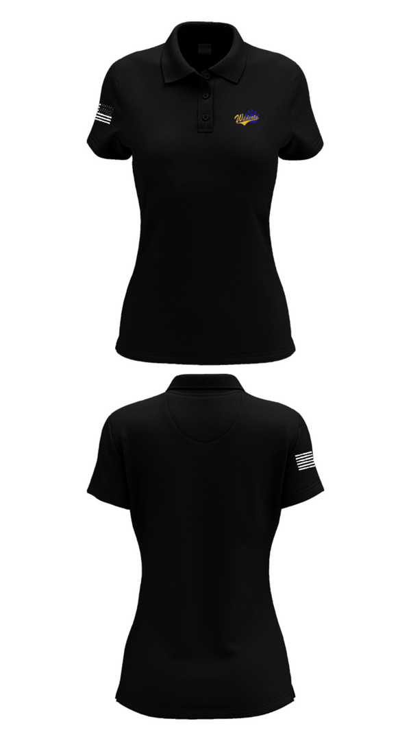 Womens Short Sleeve Performance Polo, Richwoods Middle School Cheer, Cheer, Teamtime, Team time, sublimation, custom sports apparel, team uniforms, spirit wear, spiritwear, sports uniforms, custom shirts, team store, custom team store, fundraiser sports, apparel fundraiser