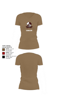 418 MLC 48598349 Women's Short Sleeve V-neck Shirt - 4