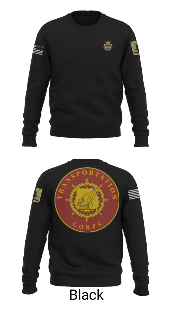Crew Neck Sweatshirt, 189th Transportation Company, , Teamtime, Team time, sublimation, custom sports apparel, team uniforms, spirit wear, spiritwear, sports uniforms, custom shirts, team store, custom team store, fundraiser sports, apparel fundraiser