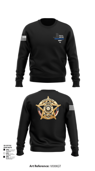 Crew Neck Sweatshirt, Maverick County Constable PCT 4, , Teamtime, Team time, sublimation, custom sports apparel, team uniforms, spirit wear, spiritwear, sports uniforms, custom shirts, team store, custom team store, fundraiser sports, apparel fundraiser