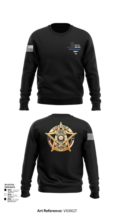 Maverick County Constable PCT 4 23255361 Crew Neck Sweatshirt - 105
