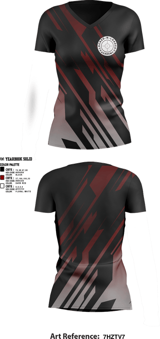 Womens Short Sleeve Vneck Shirt, Locked N Loaded Academy, , Teamtime, Team time, sublimation, custom sports apparel, team uniforms, spirit wear, spiritwear, sports uniforms, custom shirts, team store, custom team store, fundraiser sports, apparel fundraiser