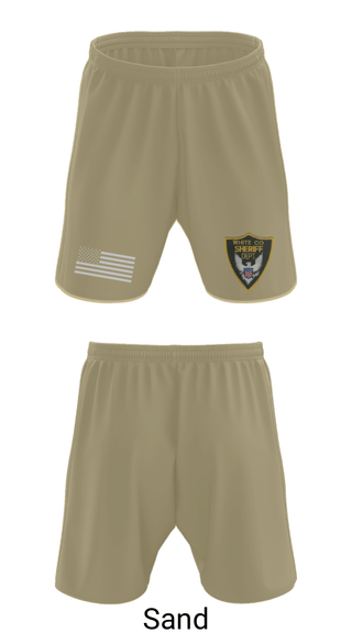Athletic Shorts With Pockets, White County Sheriff's Office, Police, Teamtime, Team time, sublimation, custom sports apparel, team uniforms, spirit wear, spiritwear, sports uniforms, custom shirts, team store, custom team store, fundraiser sports, apparel fundraiser