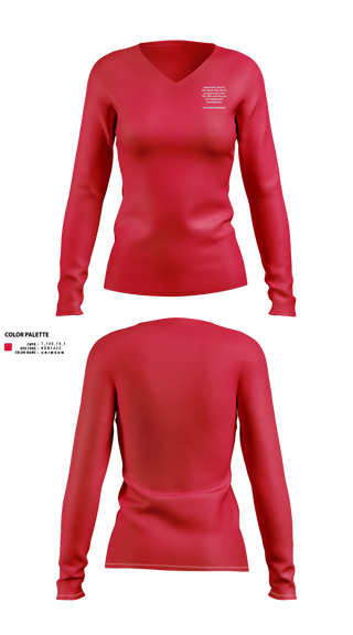Womens Long Sleeve Vneck Shirt, Ultra, Spirit Store, Teamtime, Team time, sublimation, custom sports apparel, team uniforms, spirit wear, spiritwear, sports uniforms, custom shirts, team store, custom team store, fundraiser sports, apparel fundraiser