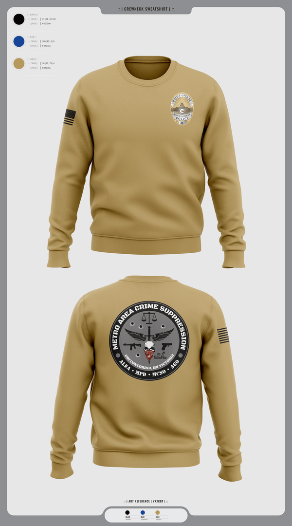 Crew Neck Sweatshirt, SPECIAL OPERATIONS UNIT, Police, Teamtime, Team time, sublimation, custom sports apparel, team uniforms, spirit wear, spiritwear, sports uniforms, custom shirts, team store, custom team store, fundraiser sports, apparel fundraiser