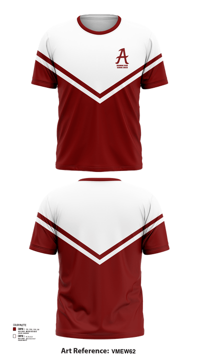 Ardmore High School Cheer 63528029 Short Sleeve Performance Shirt - 123
