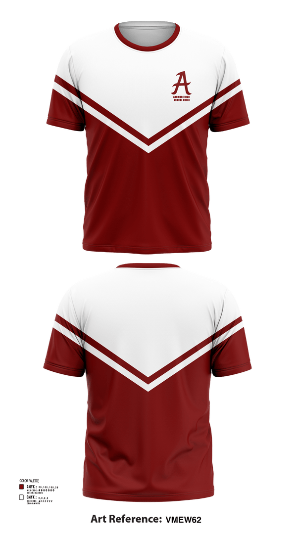 Short Sleeve Performance Shirt, Ardmore High School Cheer, Cheer, Teamtime, Team time, sublimation, custom sports apparel, team uniforms, spirit wear, spiritwear, sports uniforms, custom shirts, team store, custom team store, fundraiser sports, apparel fundraiser