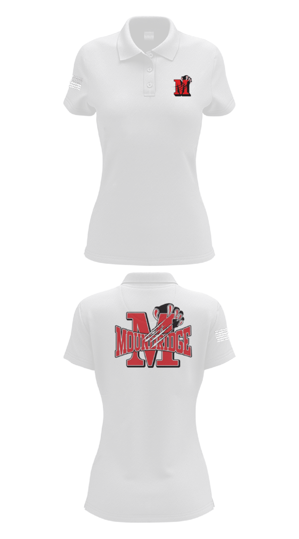 Womens Short Sleeve Performance Polo, Moundridge High School Basketball, Women's Basketball, Teamtime, Team time, sublimation, custom sports apparel, team uniforms, spirit wear, spiritwear, sports uniforms, custom shirts, team store, custom team store, fundraiser sports, apparel fundraiser