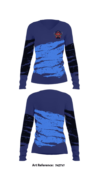 North Garland High School Softball 57231648 Women's Long Sleeve V-neck Shirt - 22