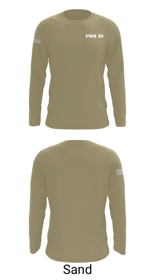 Long Sleeve Performance Shirt, FMS 10, National Guard, Teamtime, Team time, sublimation, custom sports apparel, team uniforms, spirit wear, spiritwear, sports uniforms, custom shirts, team store, custom team store, fundraiser sports, apparel fundraiser