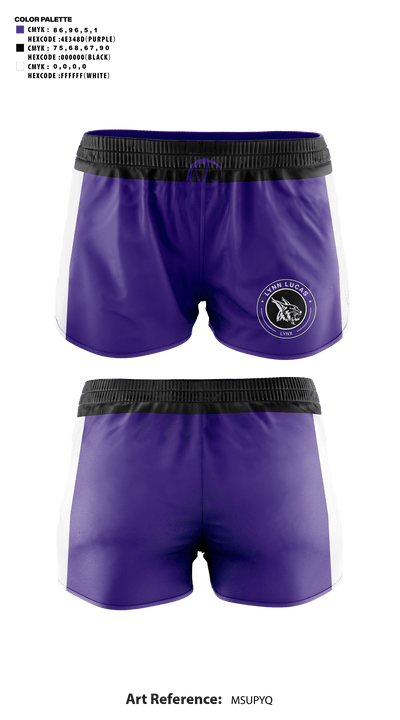 Lynn Lucas Middle School Cheer 22938786 Women's Shorts - 41