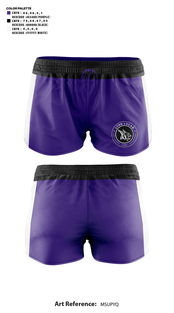 Womens Shorts, Lynn Lucas Middle School Cheer, Cheer, Teamtime, Team time, sublimation, custom sports apparel, team uniforms, spirit wear, spiritwear, sports uniforms, custom shirts, team store, custom team store, fundraiser sports, apparel fundraiser