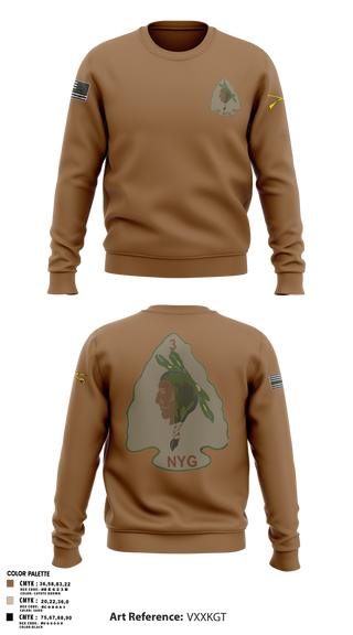 Crew Neck Sweatshirt, , National Guard, Teamtime, Team time, sublimation, custom sports apparel, team uniforms, spirit wear, spiritwear, sports uniforms, custom shirts, team store, custom team store, fundraiser sports, apparel fundraiser