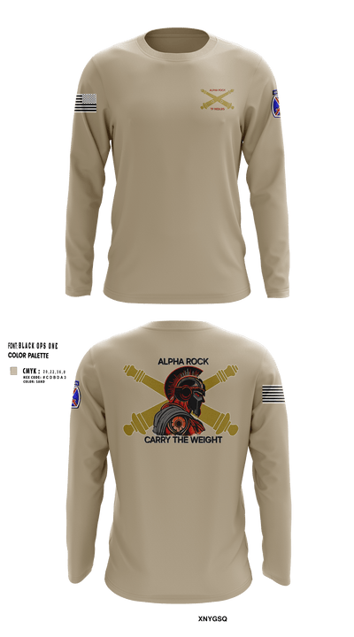 ALPHA ROCK 20137343 Long Sleeve Performance Shirt - 253