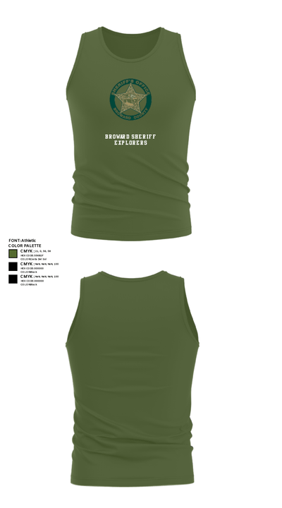 BROWARD SHERIFF EXPLORERS 82961941 Tank Top - 56