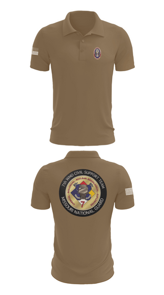Short Sleeve Performance Polo, 7th CST, Army, Teamtime, Team time, sublimation, custom sports apparel, team uniforms, spirit wear, spiritwear, sports uniforms, custom shirts, team store, custom team store, fundraiser sports, apparel fundraiser