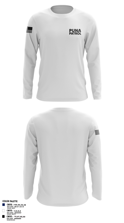 Puna Patrol 4300977 Long Sleeve Performance Shirt 2