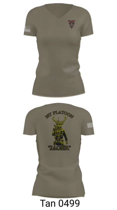 MFRC 40243185 Women's Short Sleeve V-neck Shirt - 68