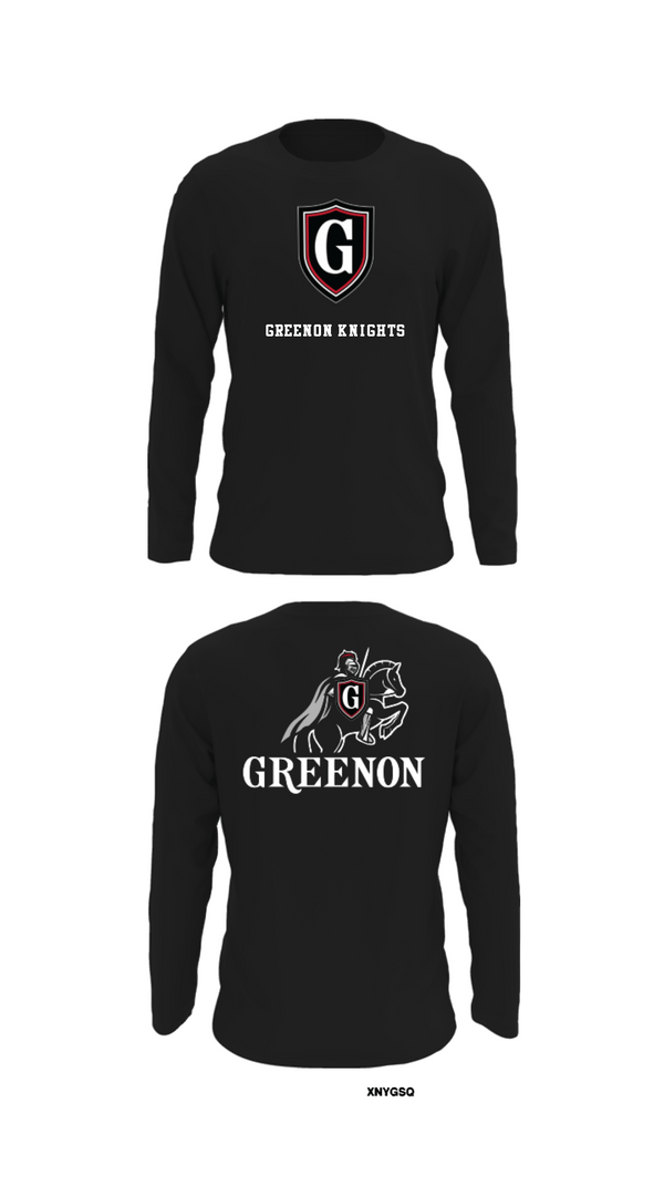 Long Sleeve Performance Shirt, Greenon Knights, Women's Volleyball, Teamtime, Team time, sublimation, custom sports apparel, team uniforms, spirit wear, spiritwear, sports uniforms, custom shirts, team store, custom team store, fundraiser sports, apparel fundraiser