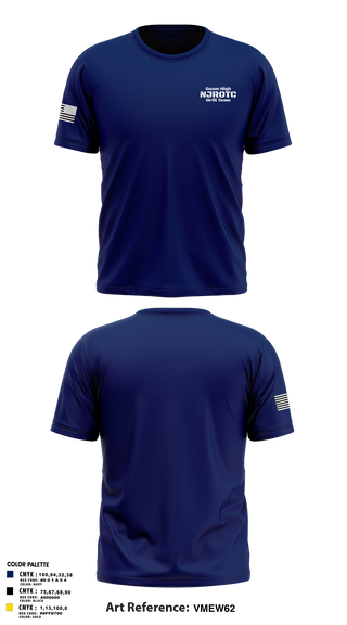 Short Sleeve Performance Shirt, Guam High NJROTC Drill Team, , Teamtime, Team time, sublimation, custom sports apparel, team uniforms, spirit wear, spiritwear, sports uniforms, custom shirts, team store, custom team store, fundraiser sports, apparel fundraiser