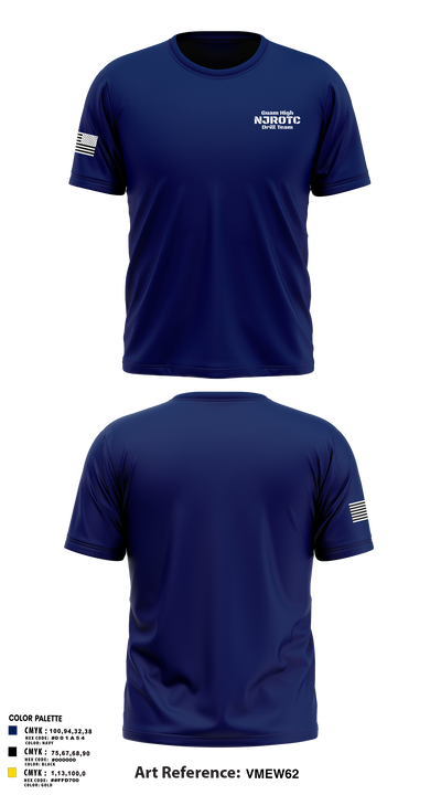 Guam High NJROTC Drill Team 32720862 Short Sleeve Performance Shirt - 105