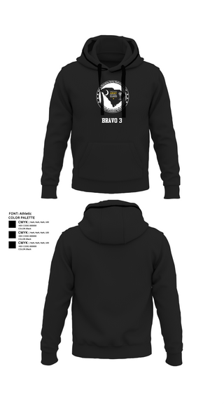 Hoodie, Bravo 3, National Guard, Teamtime, Team time, sublimation, custom sports apparel, team uniforms, spirit wear, spiritwear, sports uniforms, custom shirts, team store, custom team store, fundraiser sports, apparel fundraiser