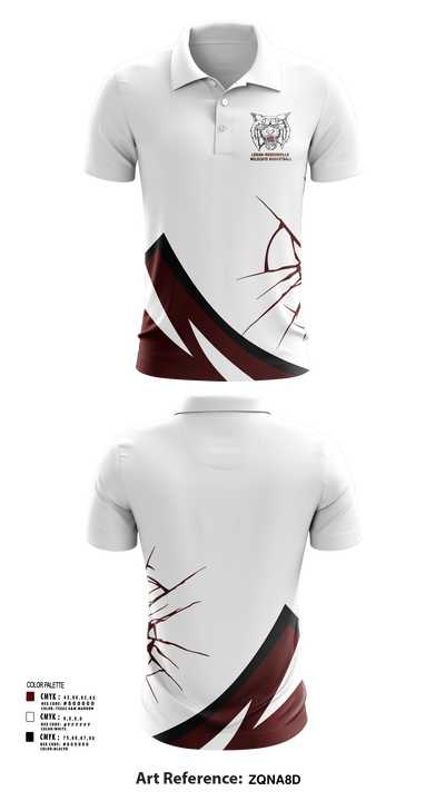 Logan-Rogersville Wildcats 82535935 Short Sleeve Performance Polo - 131
