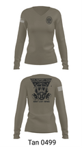 61st CST 56297636 Women's Long Sleeve V-neck Shirt - 77