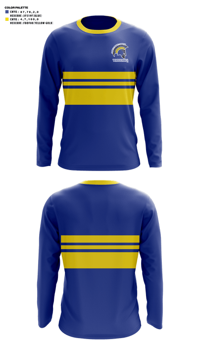 Trout Lake Mustangs 72357578 Long Sleeve Performance Shirt - 41 (1)
