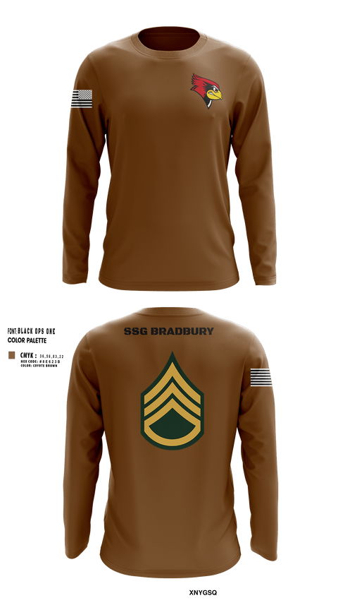 Long Sleeve Performance Shirt, Bradbuddy, National Guard, Teamtime, Team time, sublimation, custom sports apparel, team uniforms, spirit wear, spiritwear, sports uniforms, custom shirts, team store, custom team store, fundraiser sports, apparel fundraiser